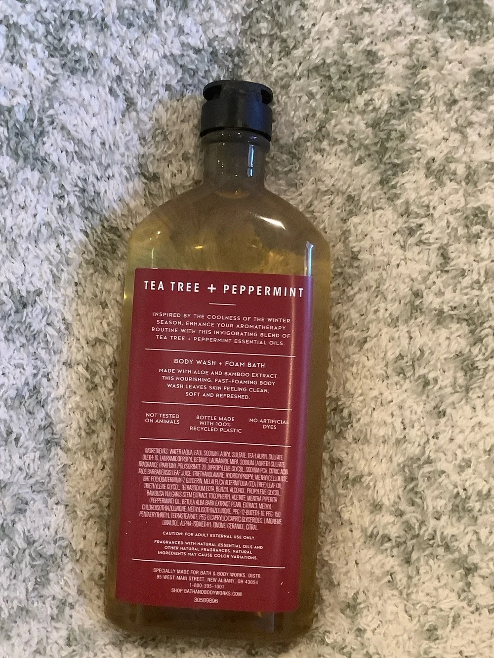 Bath & Body Works Scented Aromatherapy Tea Tree + Peppermint Body Wash NWT 10oz